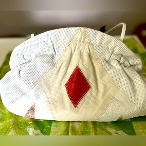 Vintage leather bassous bag by JANE